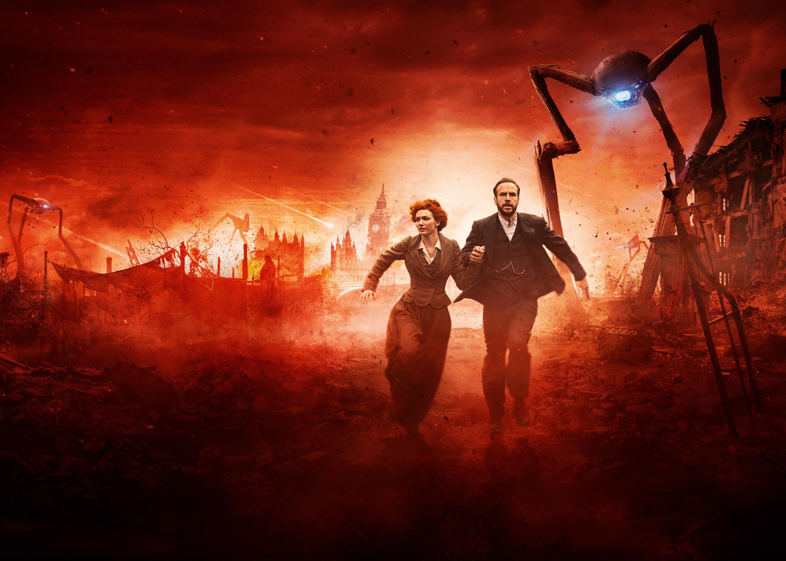 Mars attacks: Amy (Eleanor Tomlinson) and George (Rafe Spall) in ‘War of the Worlds’