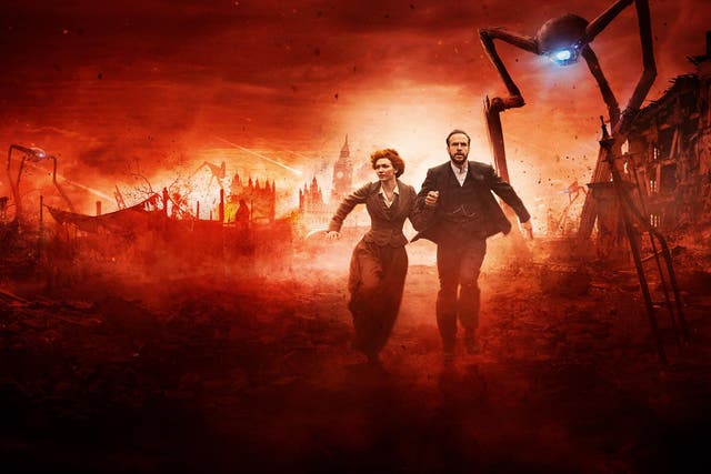 Mars attacks: Amy (Eleanor Tomlinson) and George (Rafe Spall) in ‘War of the Worlds’