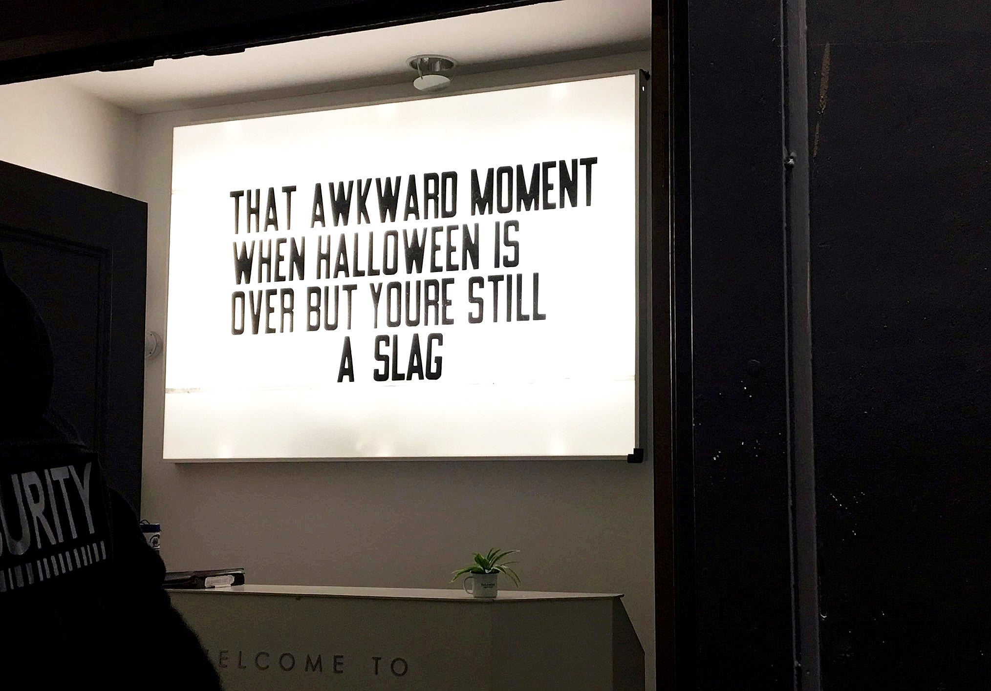 Nightclub with illuminated sign calling women &apos;slags&apos; accused of promoting rape culture