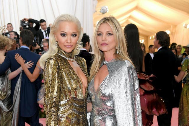 Kate Moss and Rita Ora at the 2019 Met Gala