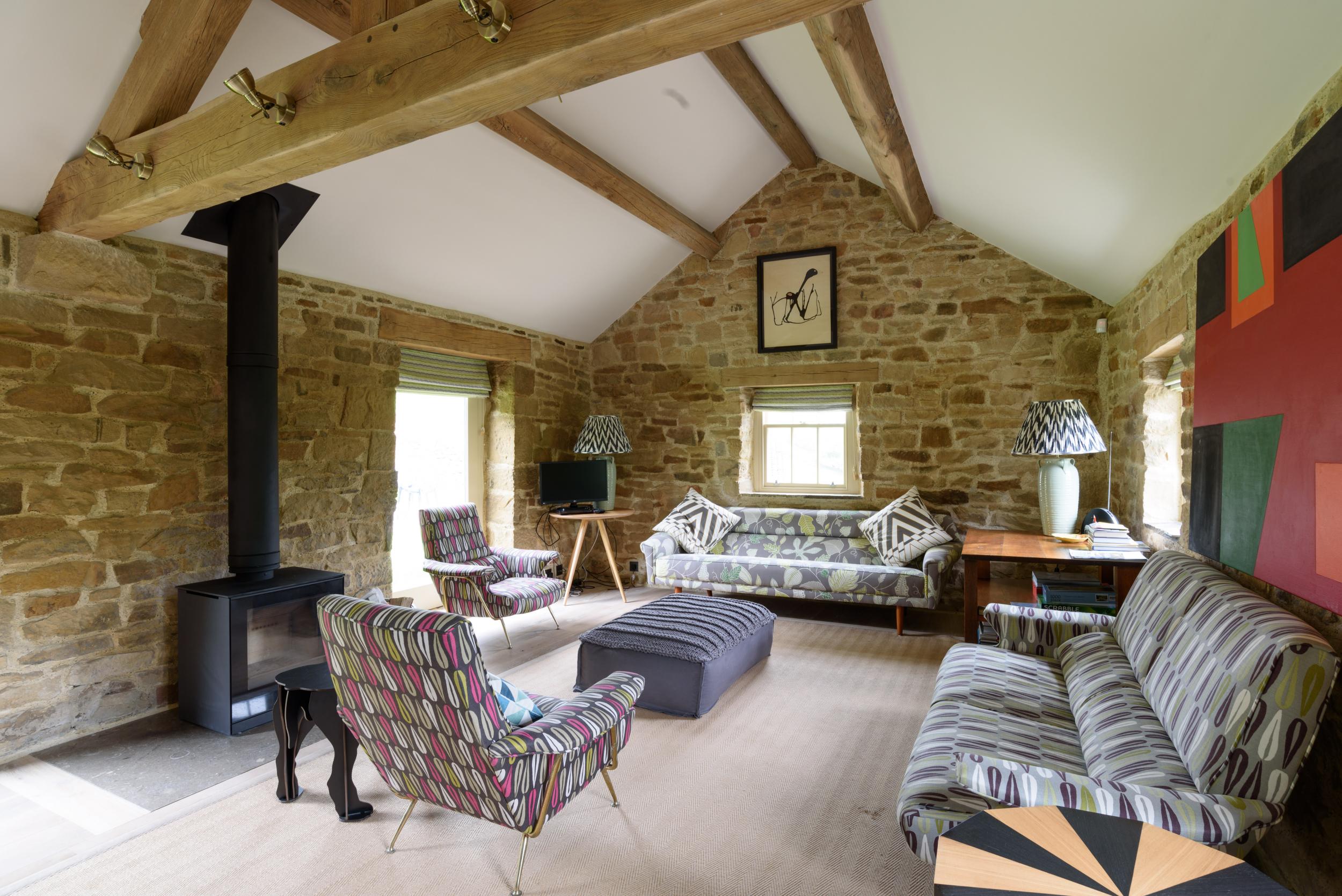 Rye Croft Cottage has been designed upside down