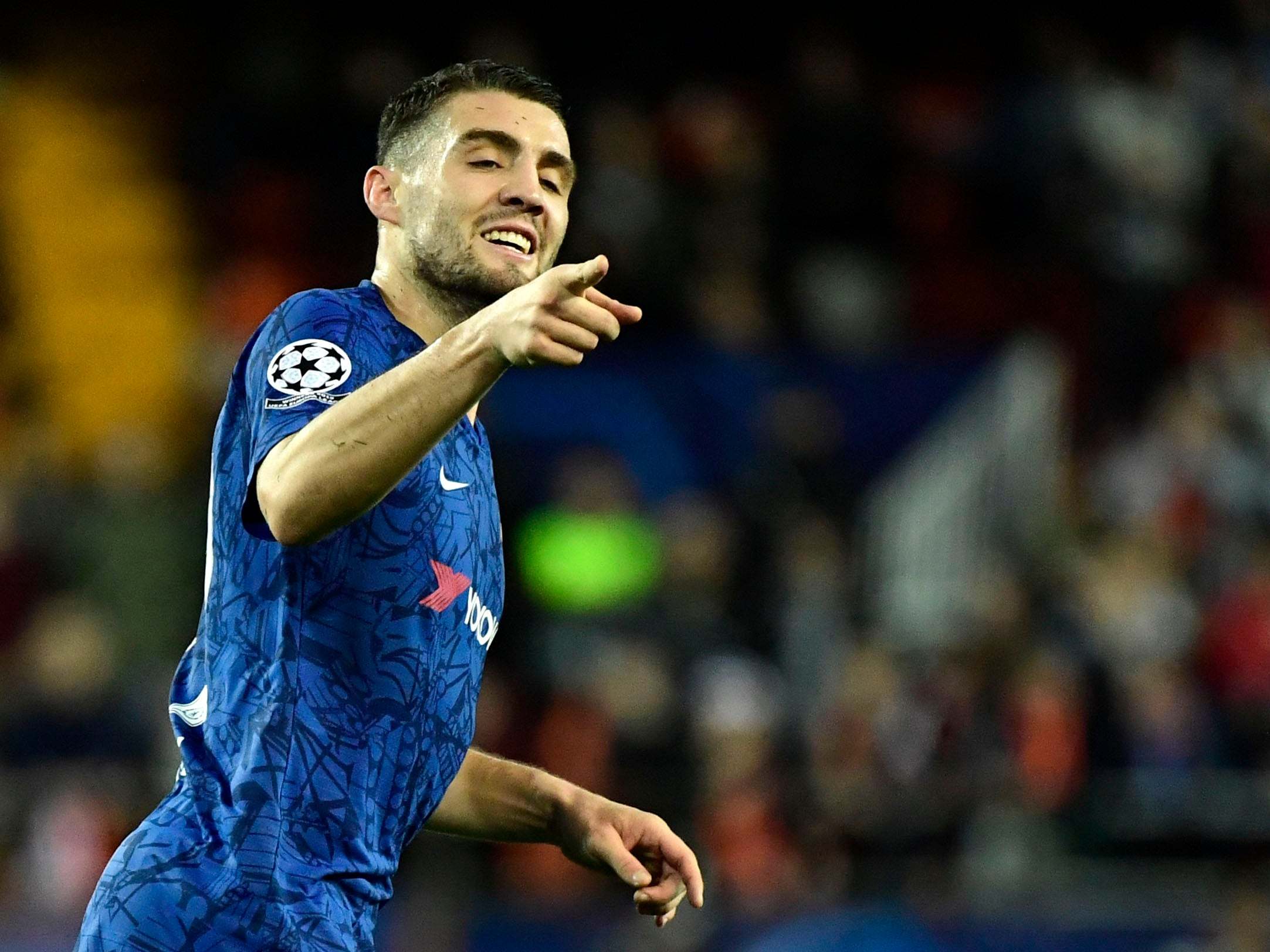 Mateo Kovacic celebrates scoring Chelsea's first goal