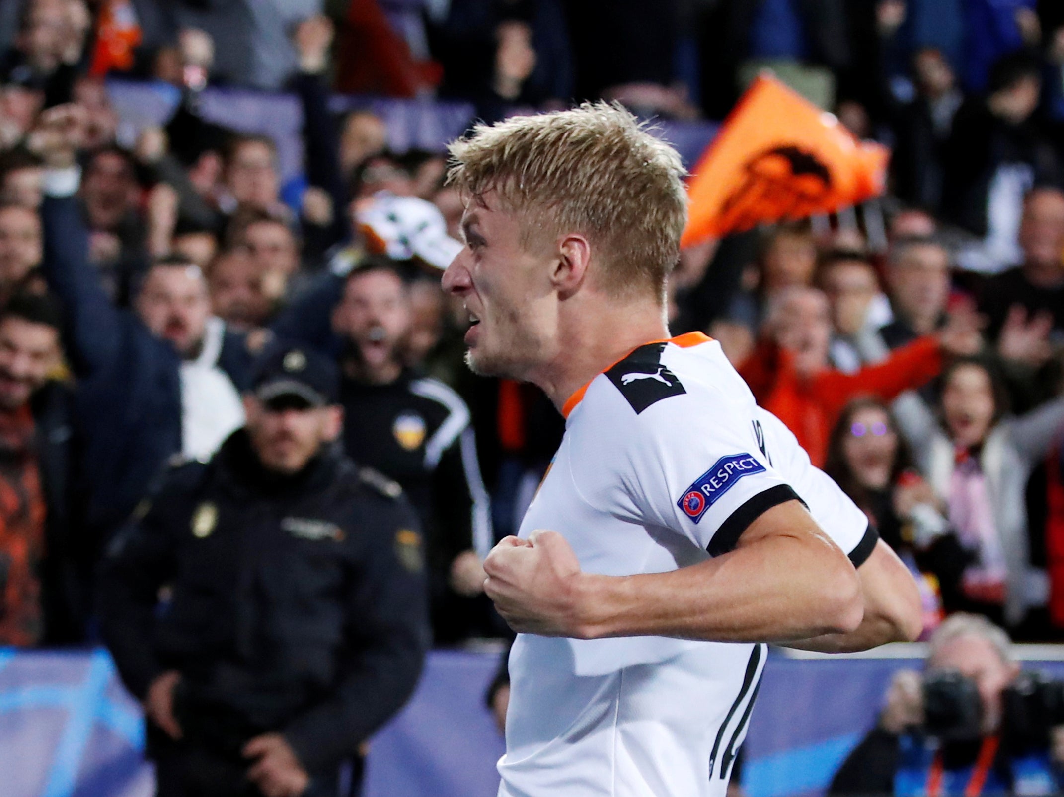Daniel Wass scored with what appeared to be an attempted cross