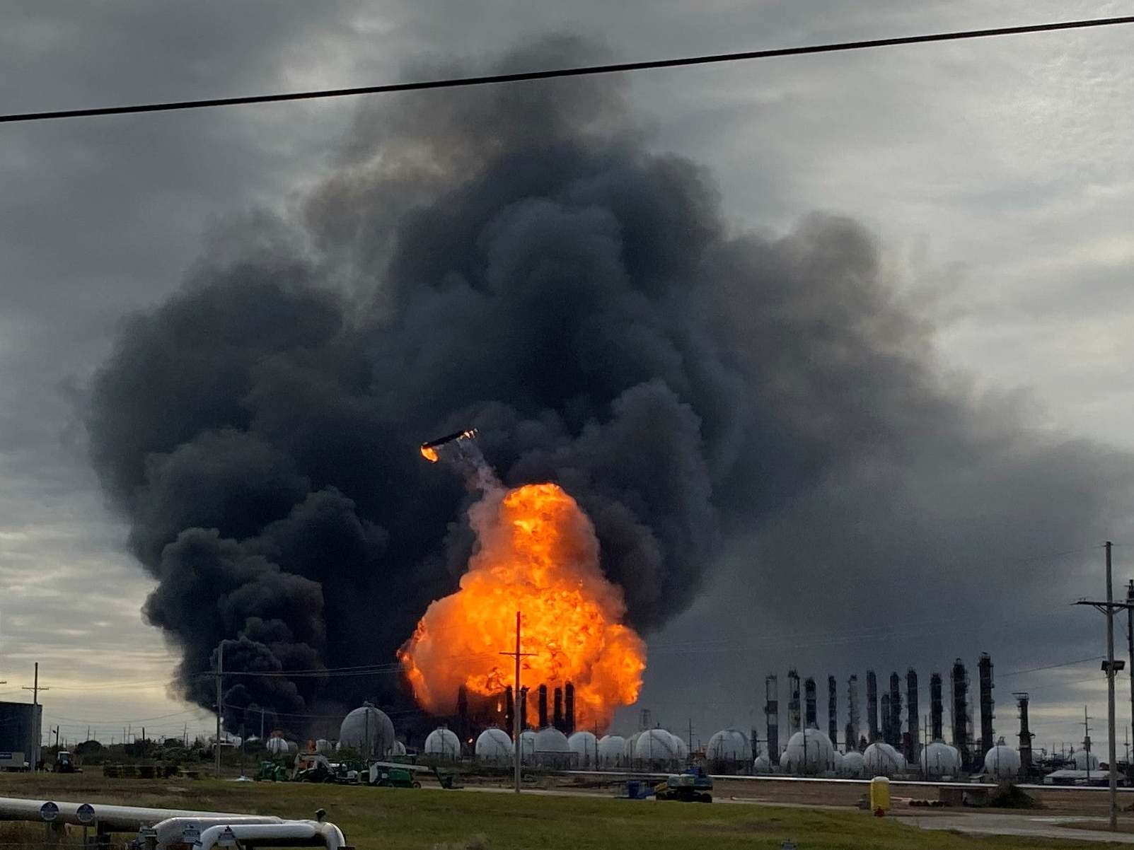 Port Neches explosion: 60,000 evacuated from homes after Texas chemical plant blast
