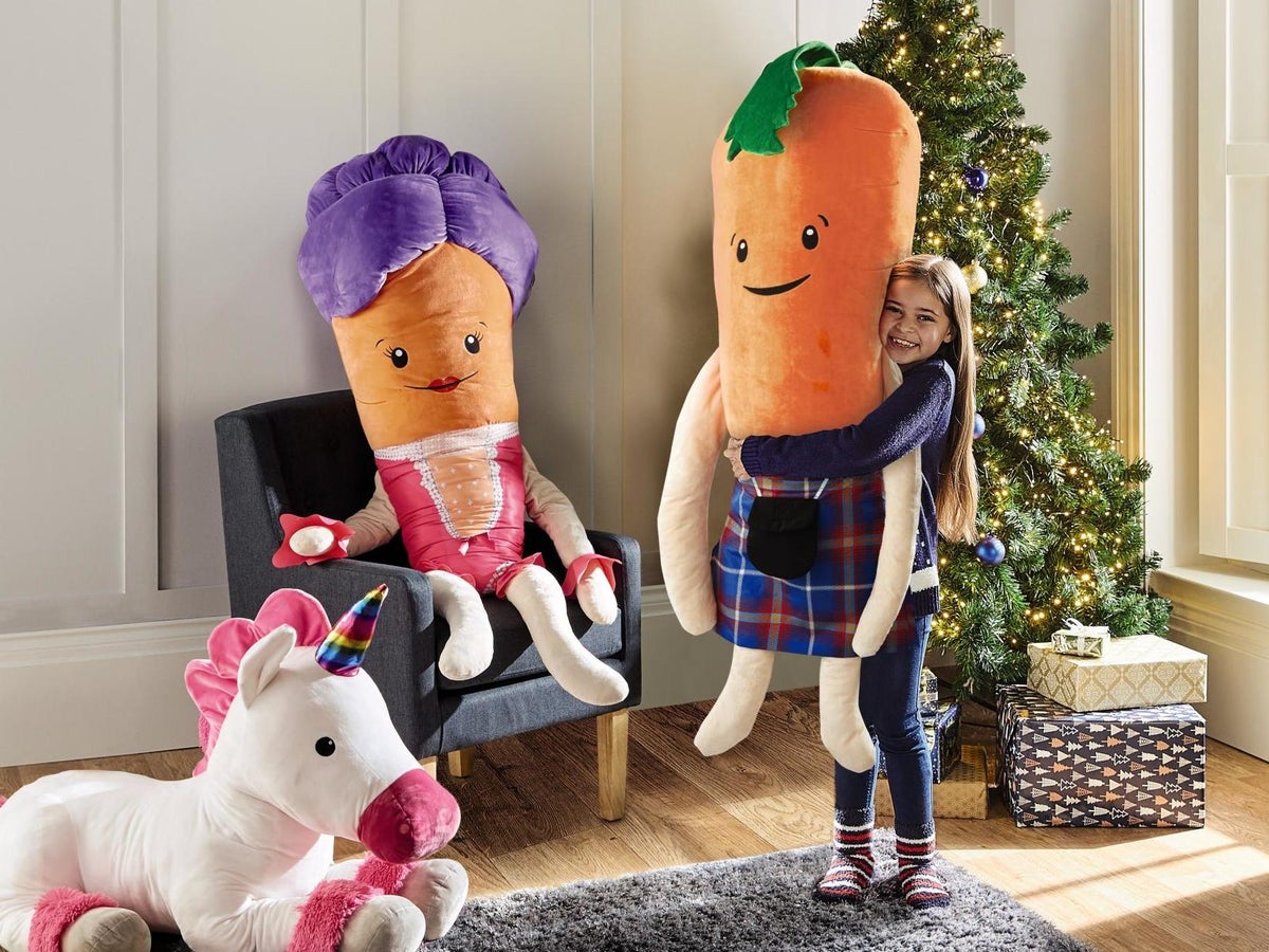 kevin the carrot cuddly toy