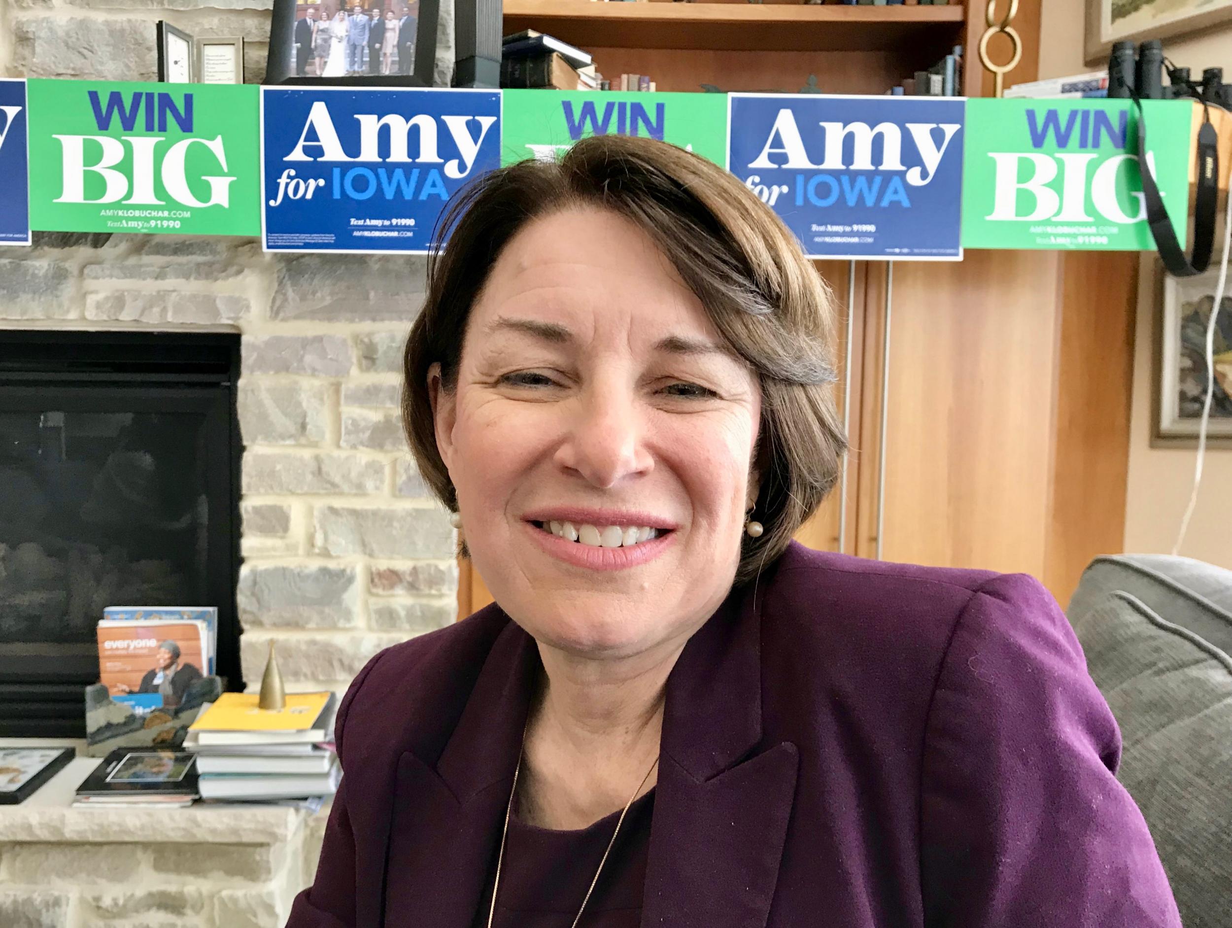 Amy Klobuchar rejects suggestion America not ready to elect a woman president