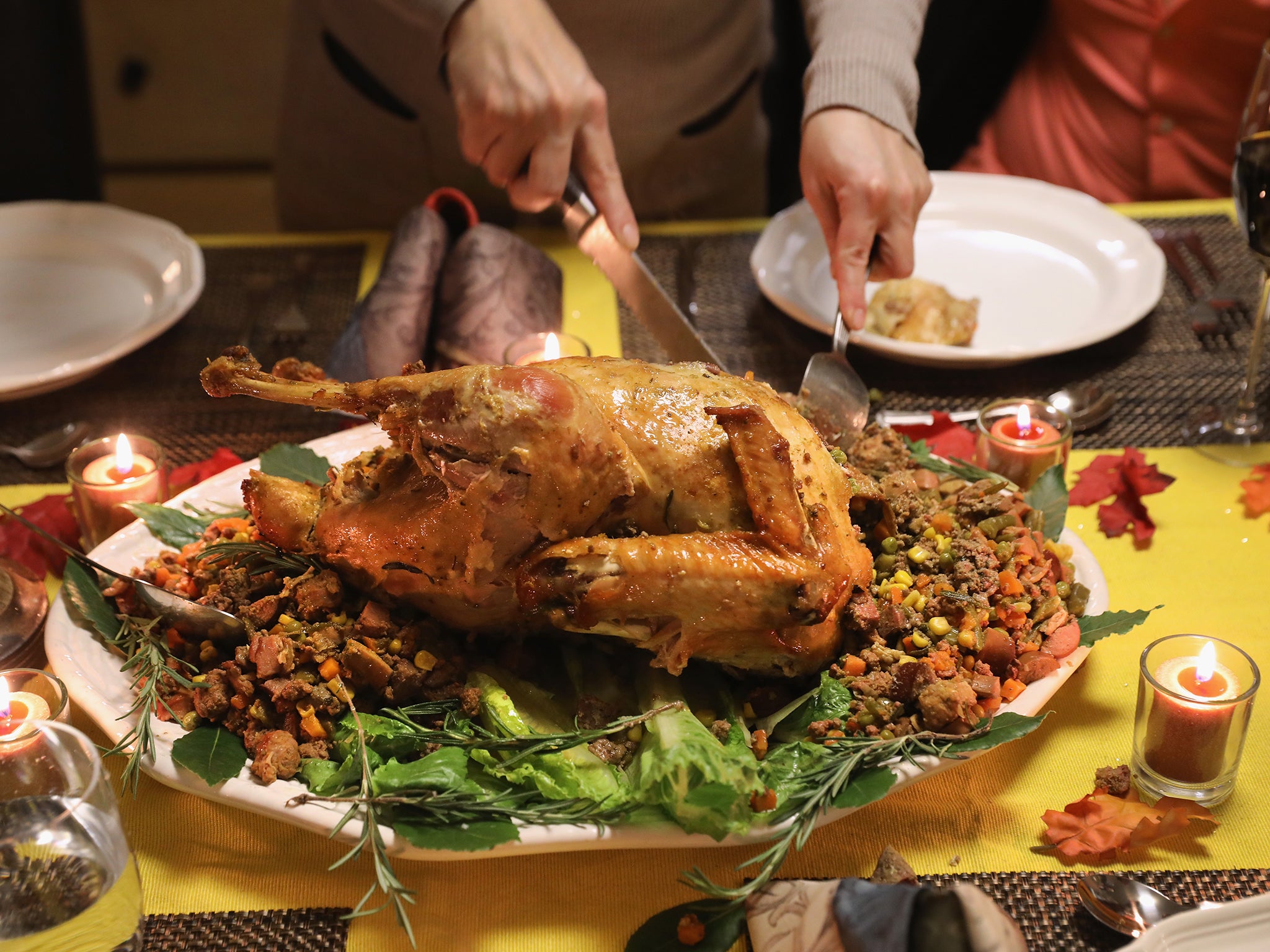 Nearly 40 million turkeys are cooked in the US each Thanksgiving