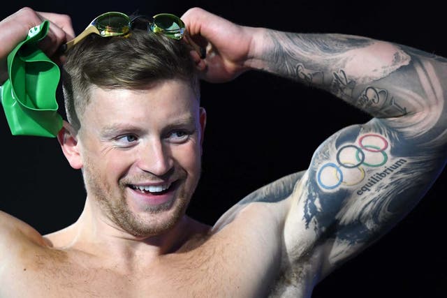 Adam Peaty competed for London Roar at the ISL 2019