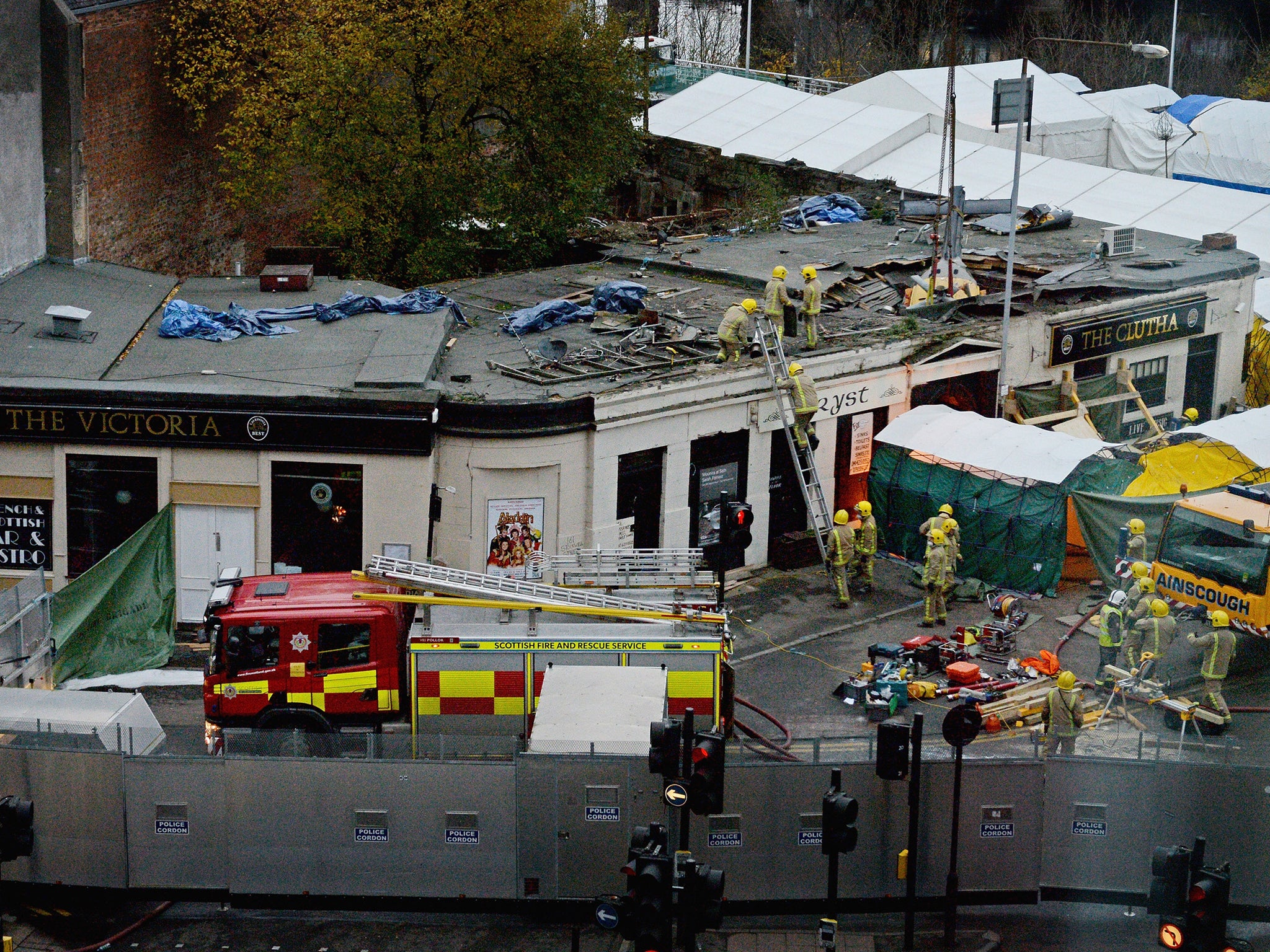 Nine people were killed when a helicopter crashed into The Clutha Pub in 2013