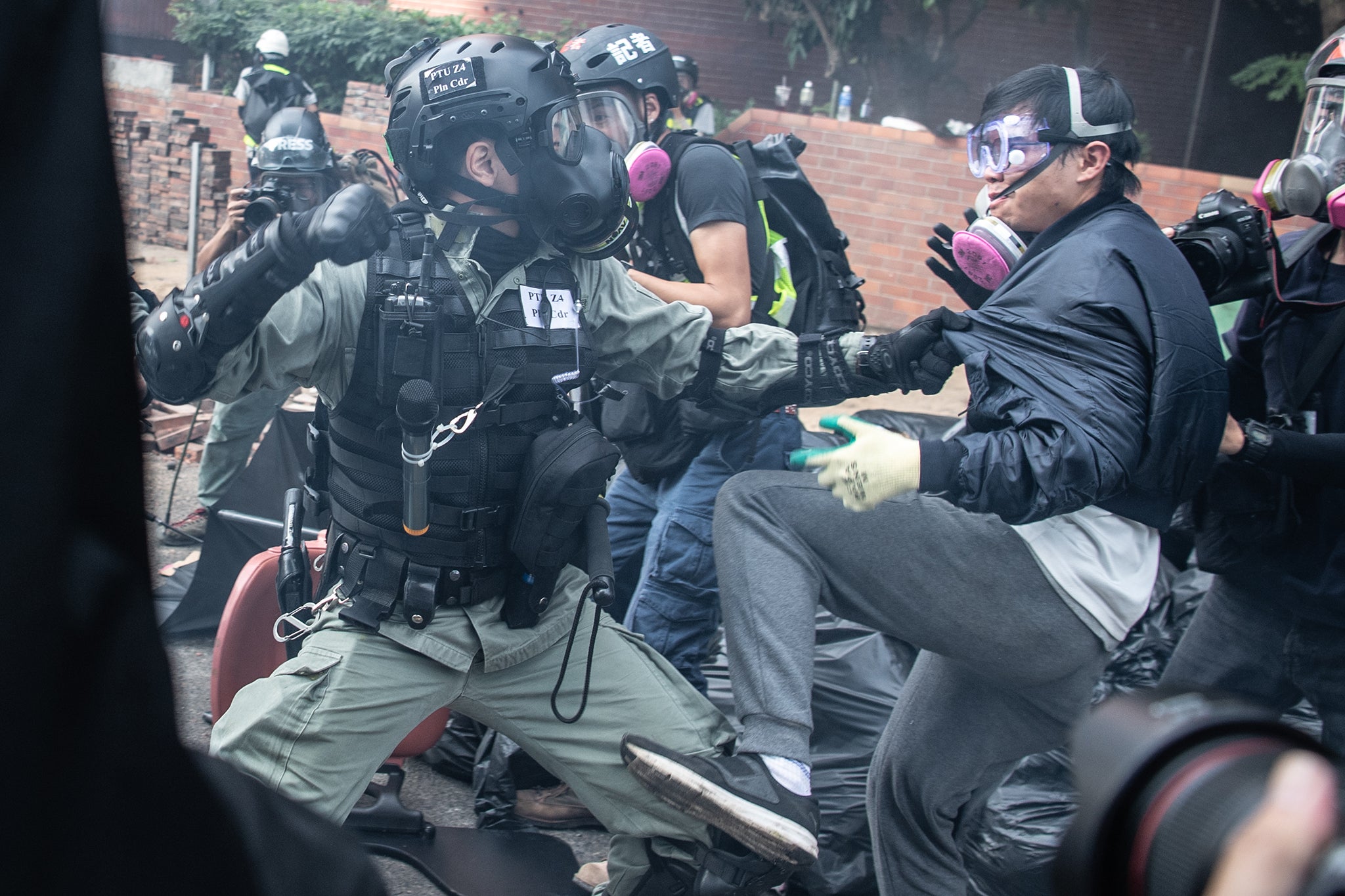 Civic groups have criticised Hong Kong police for the ‘unjustified’ level of violence