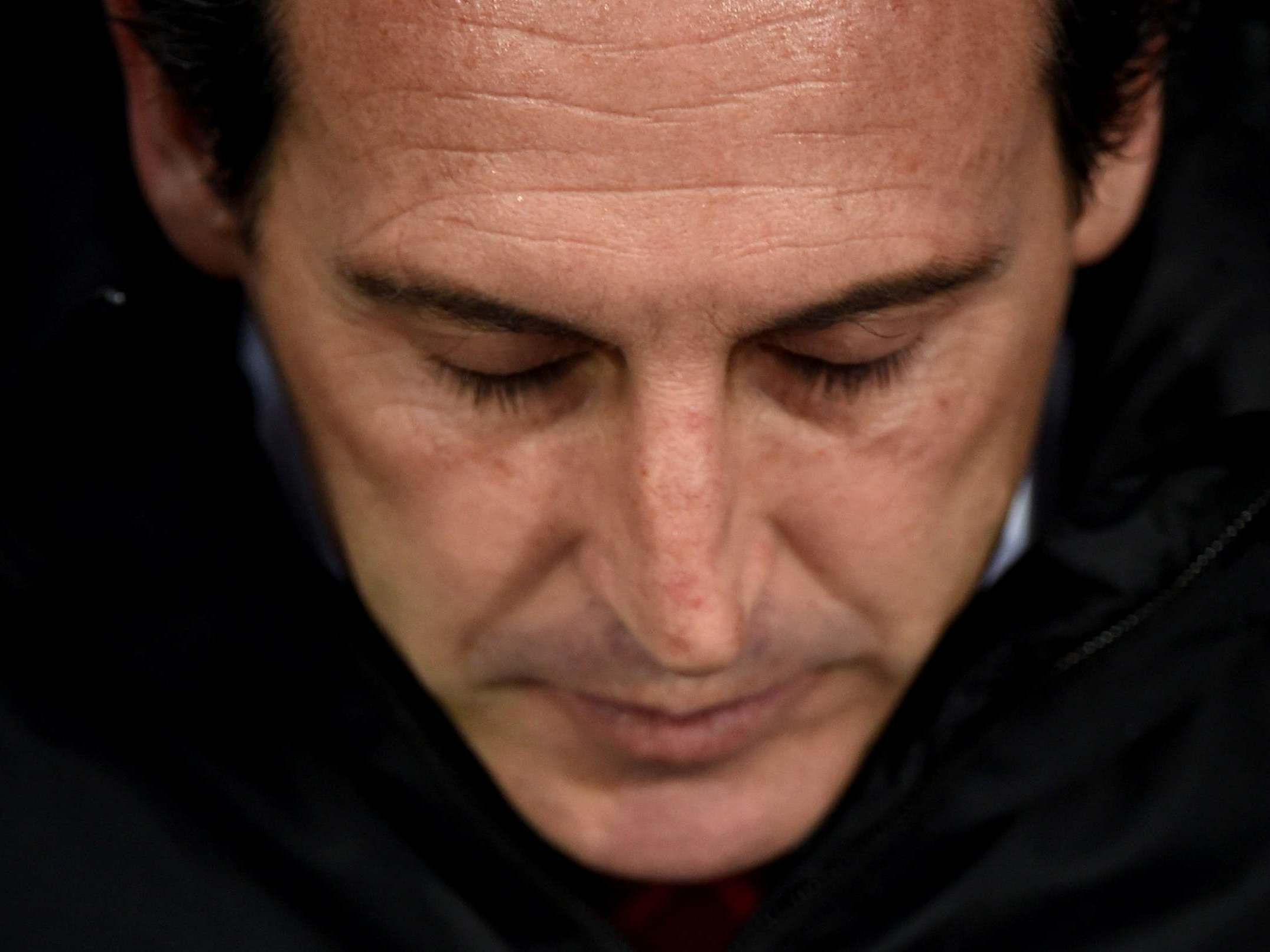 Arsenal's head coach Unai Emery