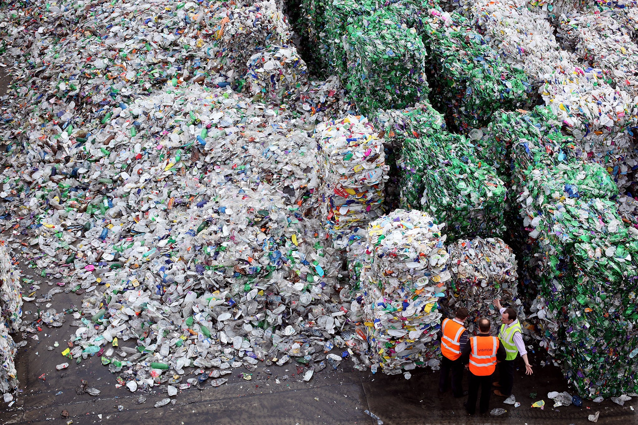 The closed loop recycling plant in London was the first in the UK to produce food-grade recycled plastic from bottle waste