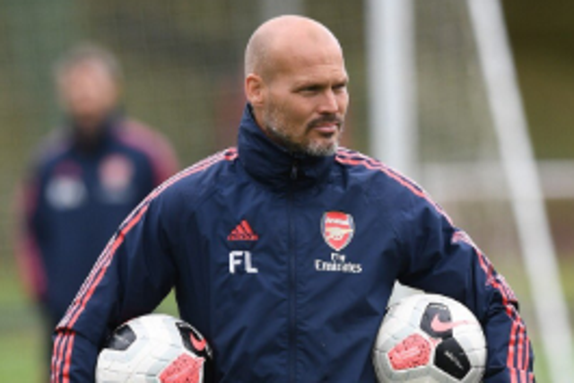 Ljungberg took charge of Arsenal training on Friday