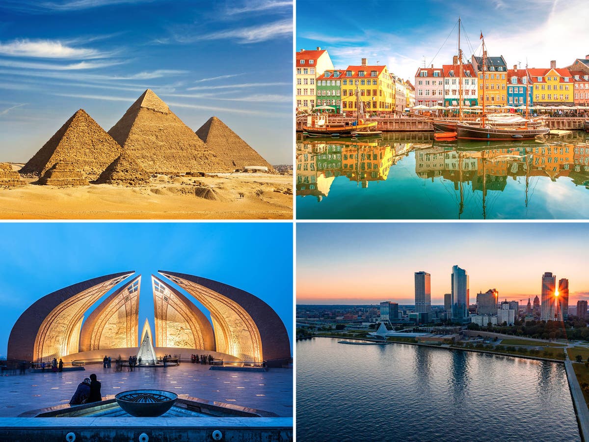 This is where the experts recommend for travel next year, from Egypt to  Pakistan, The Independent