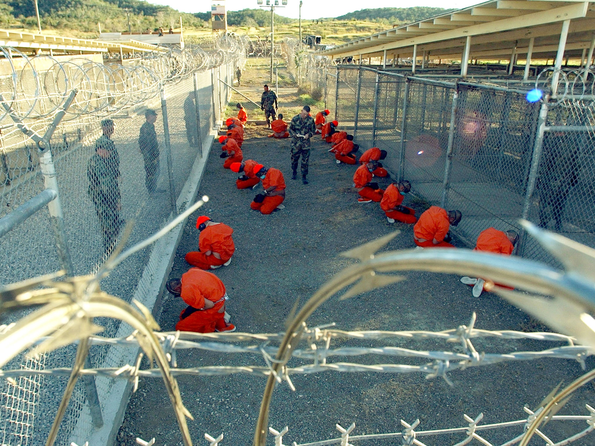 Taliban and al Qaeda detainees held at Guantanamo Bay in 2002