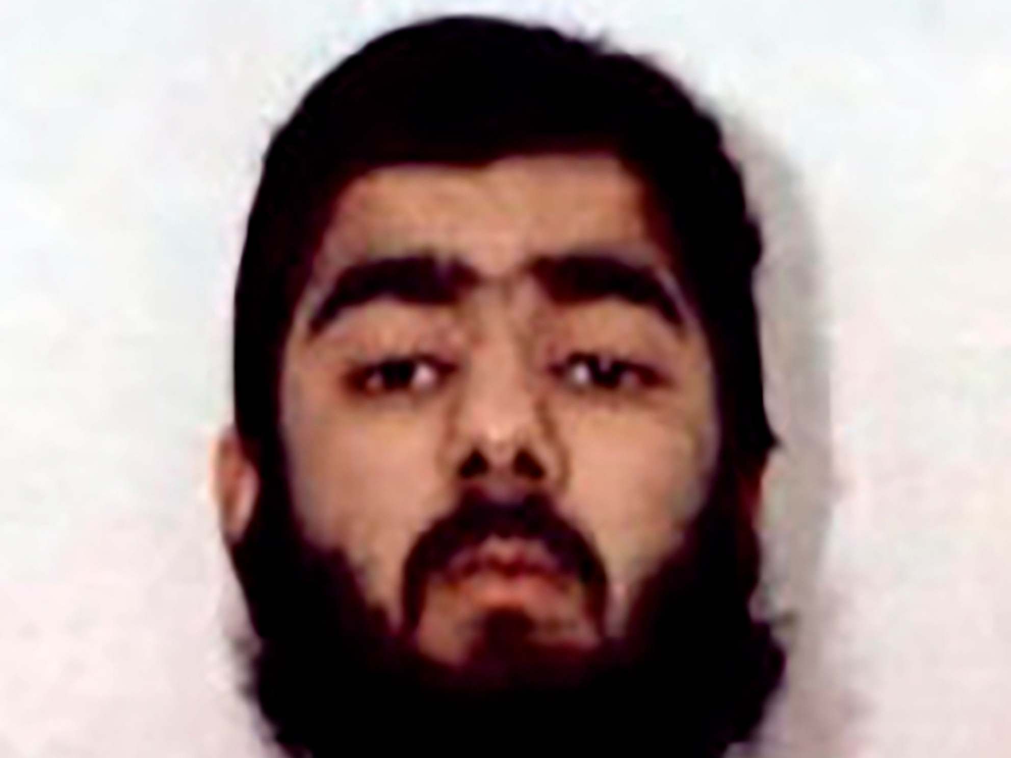 Usman Khan, 28, was among 53 terrorists released from prison in the year to September (West Midlands Police via AP)