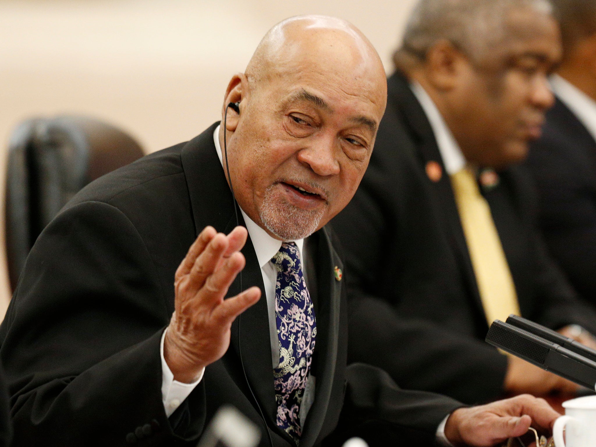 Bouterse led Suriname through the 1980s as head of a military government, then assumed office again in 2010 and secured re-election five years later