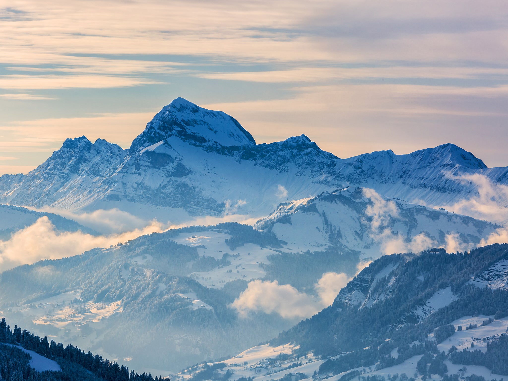 Mont Blanc is the highest mountain in the Alps