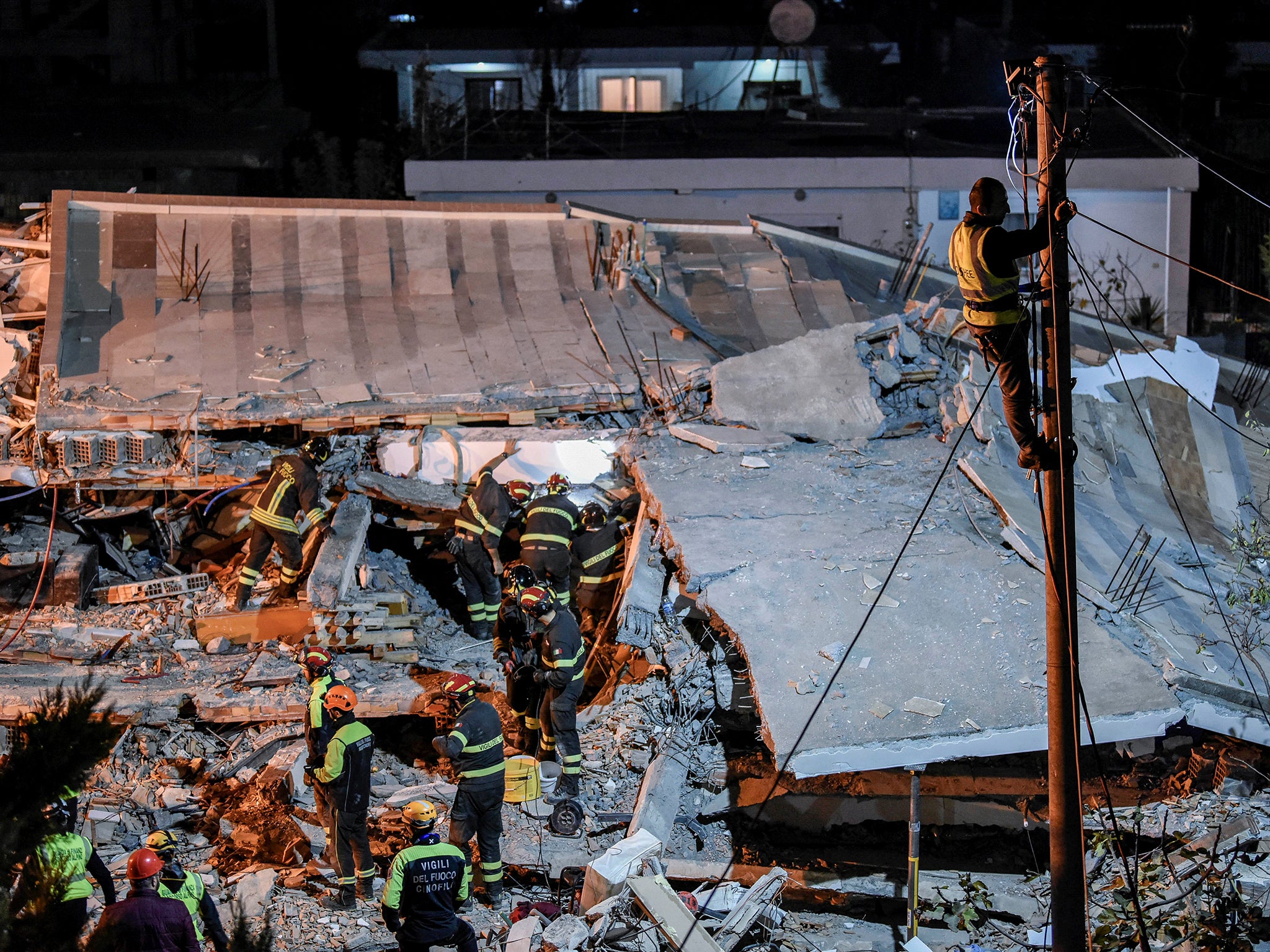 Albania earthquake: Search for victims officially ends as death toll reaches 51