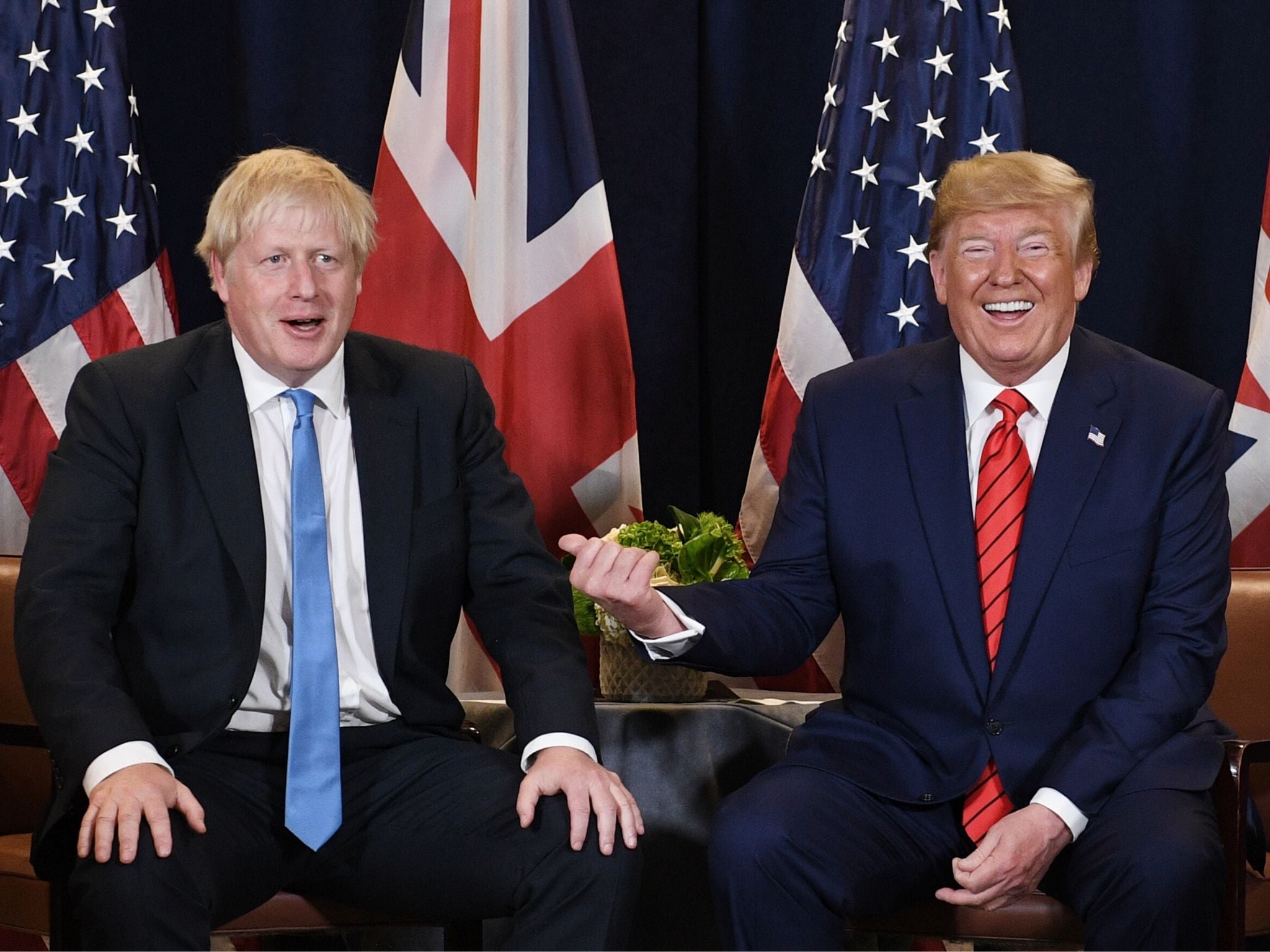Trump will meet Boris Johnson during Nato summit, White House official says 
