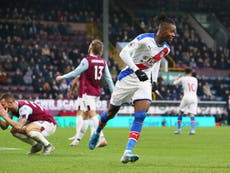 My season ‘starts now’ claims Zaha after scoring in consecutive games