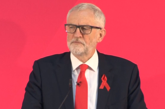 ‘It is time for Britain to stop being tied to Donald Trump’s coat-tails,’ Jeremy Corbyn said