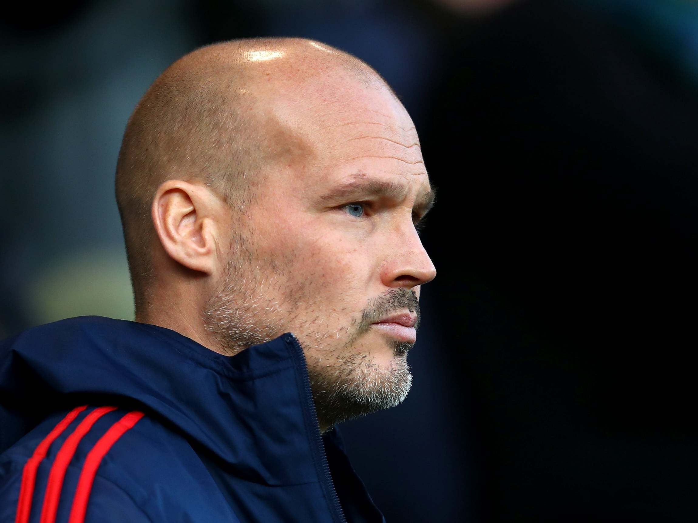 Interim manager of Arsenal Freddie Ljungberg looks on