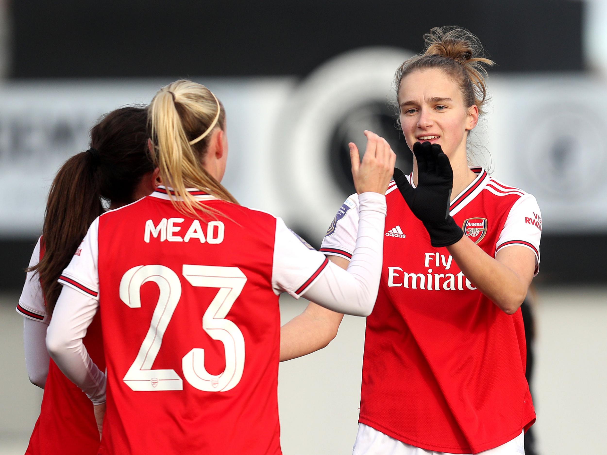 Arsenal set a new FA WSL record with a crushing 11-1 win against Bristol City