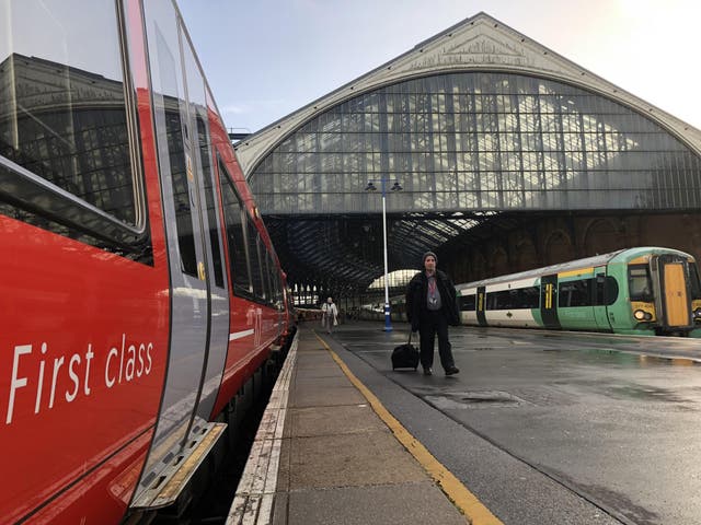 Coastal cut: the peak fare between Brighton and London would fall by £20 to just £7.50 under Labour