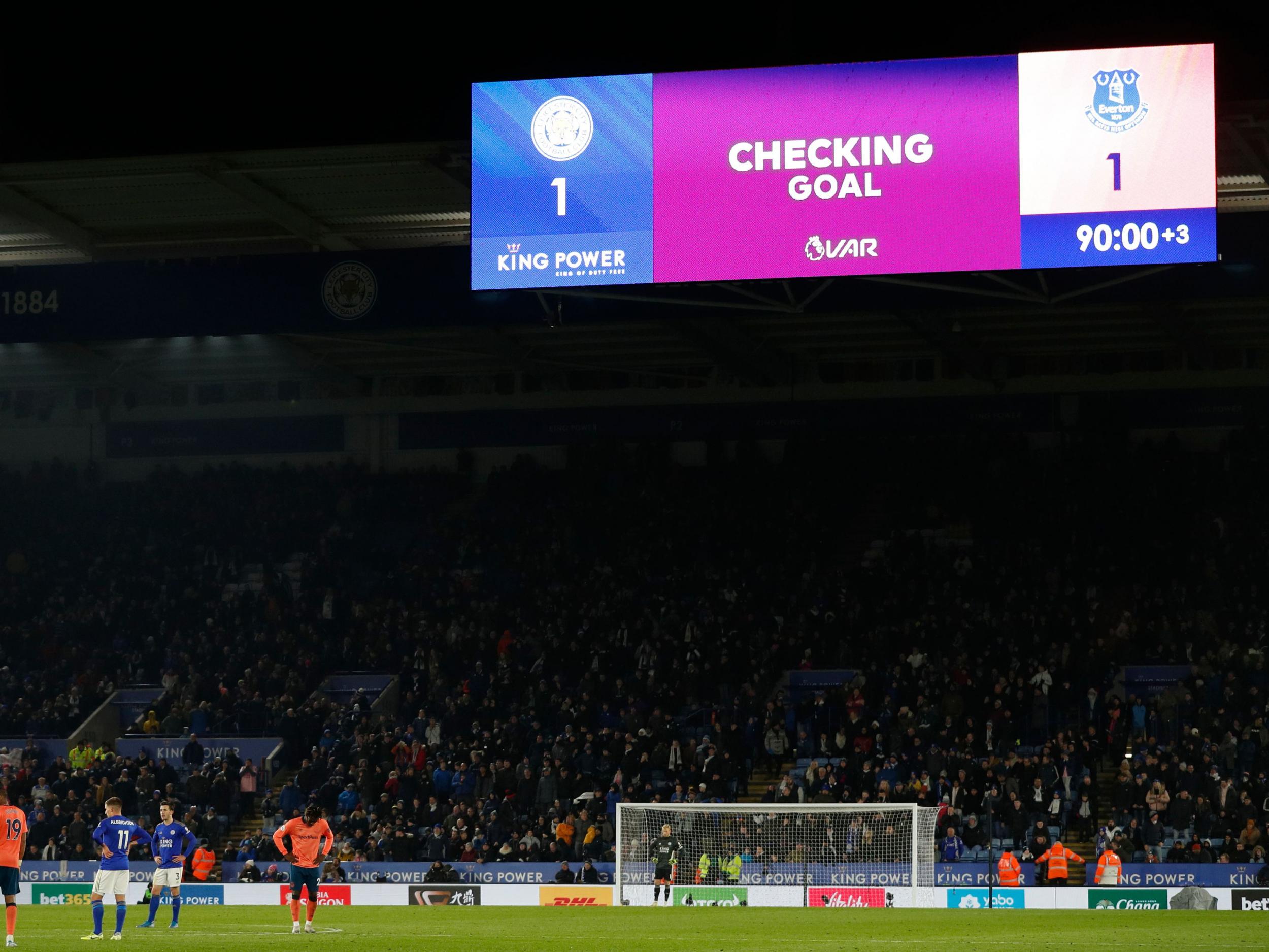 The intervention of VAR saw a dramatic finish at the King Power Stadium