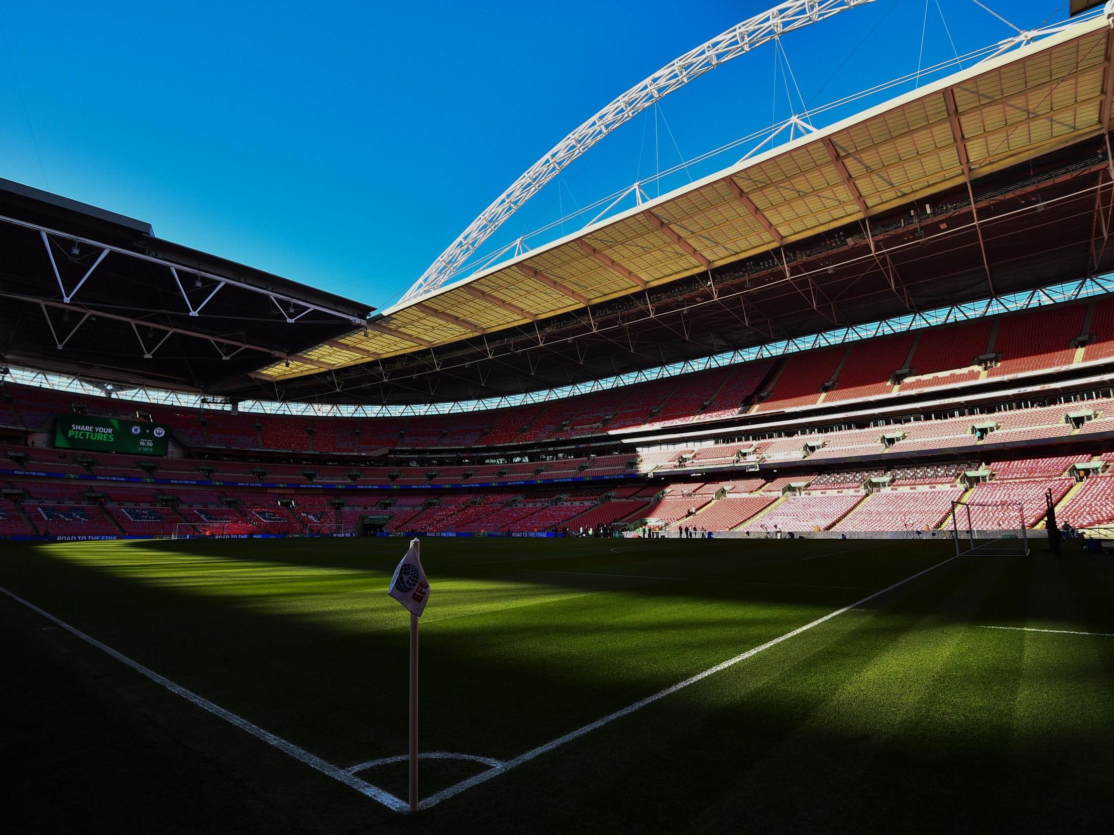 Wembley would stage the final