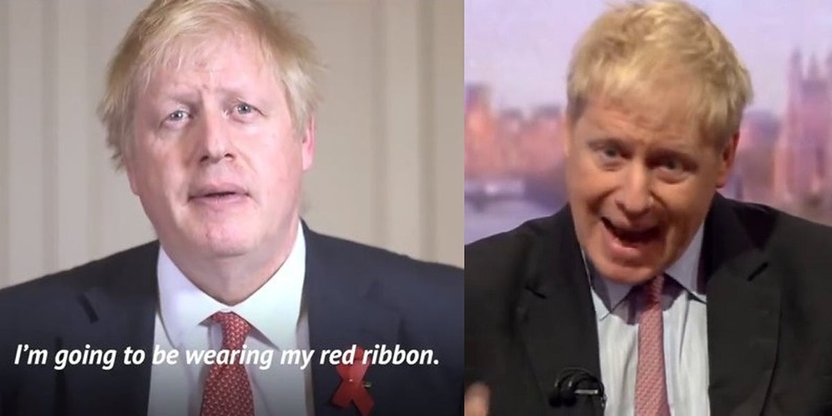 general election it took boris johnson just 24 hours to break his promise to wear world aids day ribbon on live tv indy100 indy100 general election it took boris johnson just 24 hours to break his promise to wear world aids day ribbon on live tv indy100 indy100