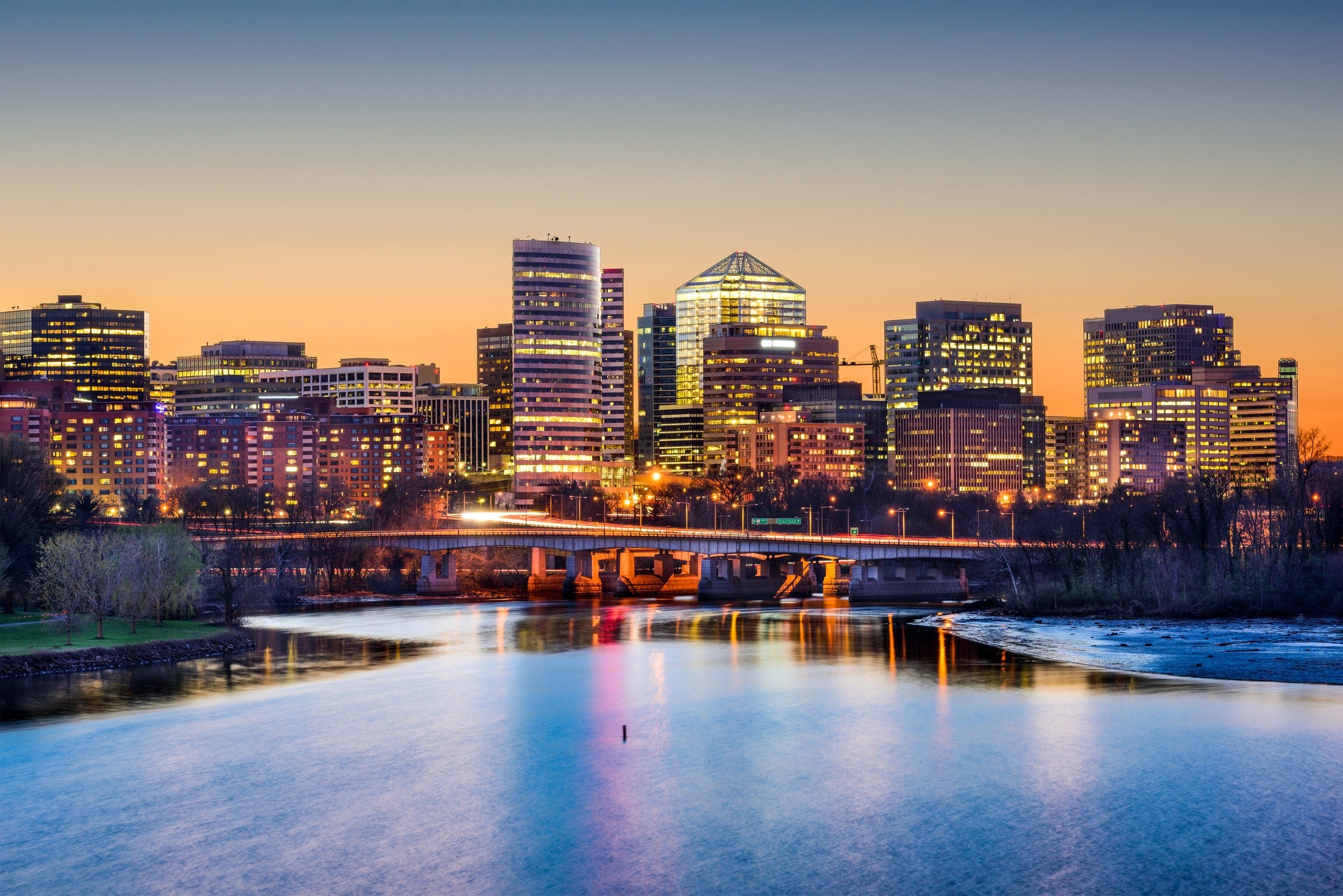 Cities including Arlington, Virginia, (pictured) have topped a top 10 list of places to move in the US based on livability.