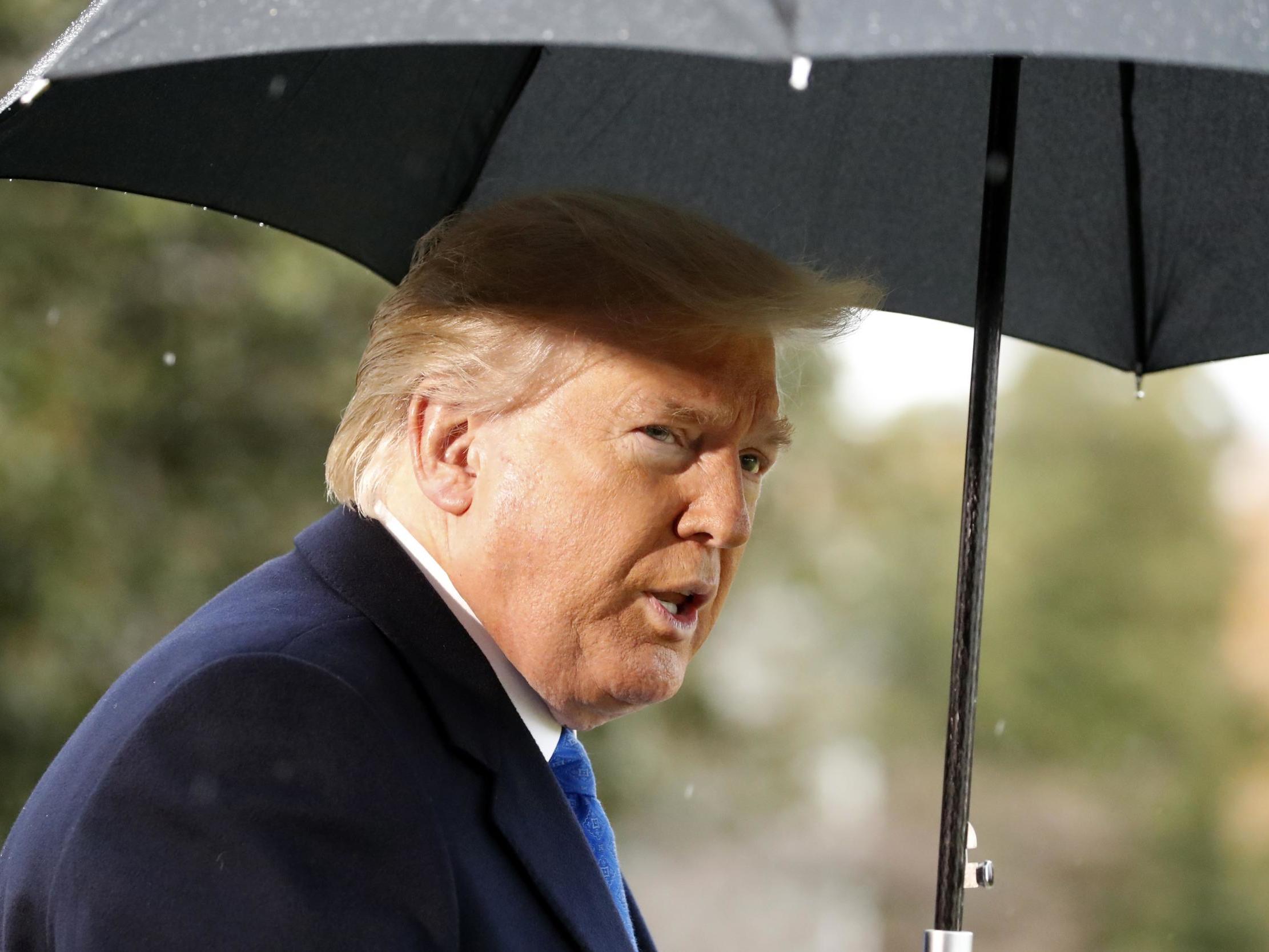 Trump impeachment news – live: President hits back at former FBI lawyer before heading to London for Nato summit, as Congress begins drawing up charges