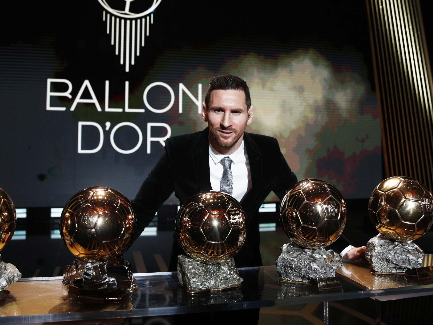 The Men's 2019 Ballon d'Or winner Barcelona forward Lionel Messi
