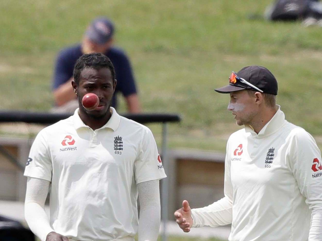 Jofra Archer, left, is one of several bowlers feeling unwell