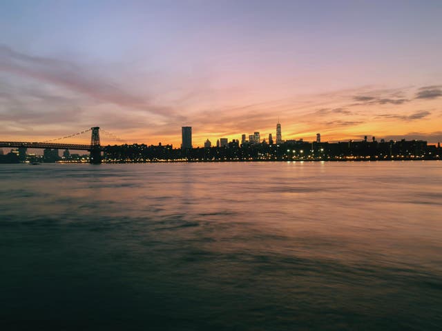 The skyline of New York, where Apple held its special event celebrating its winners, as shot on app Spectre