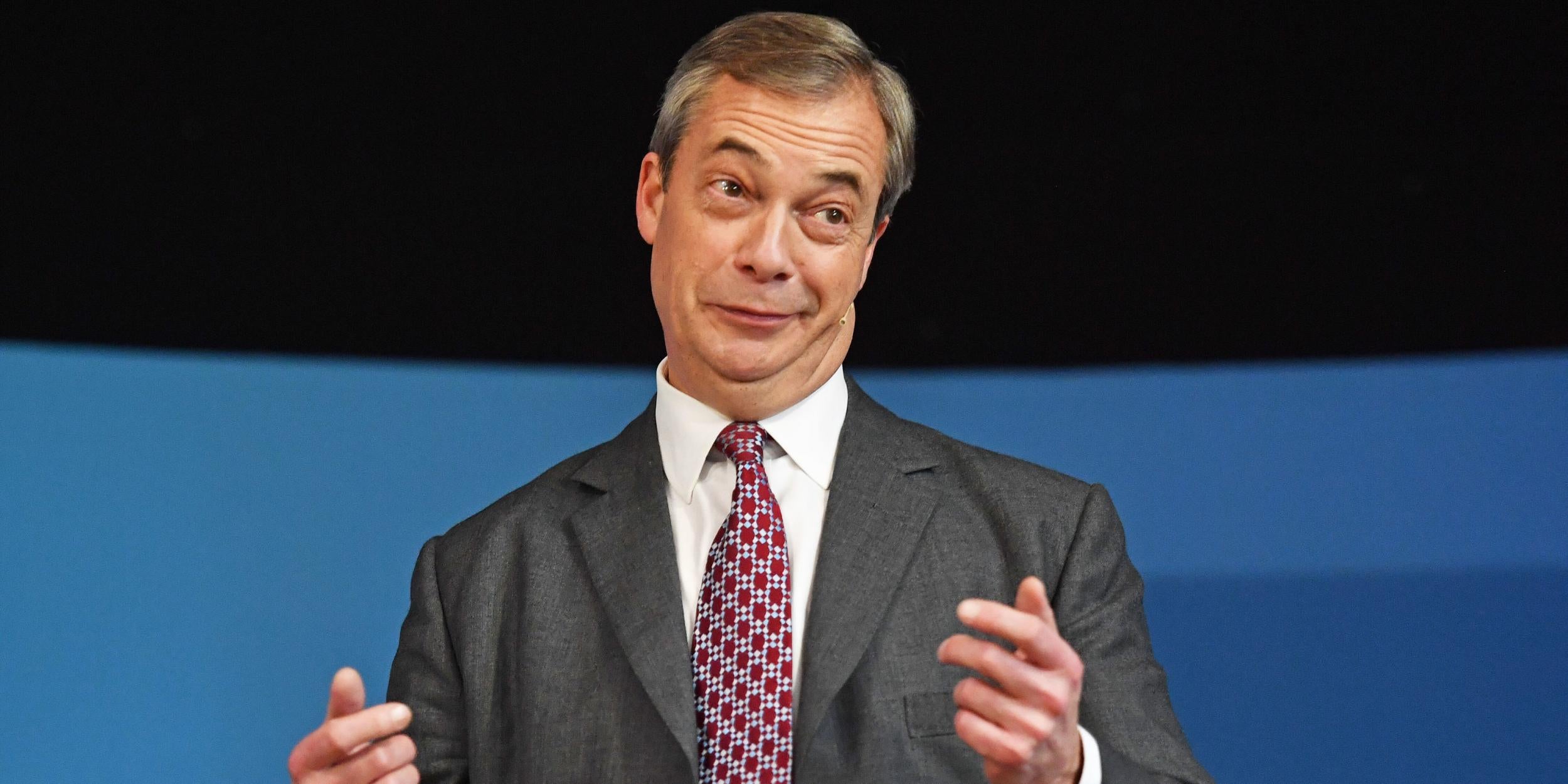 Nigel Farage is now trying to claim that anyone who doesn't support his Brexit plan is 'wrong'