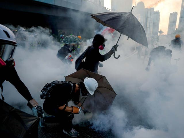 Protests grow in Hong Kong at Polytechnic campus