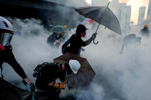 Protests grow in Hong Kong at Polytechnic campus