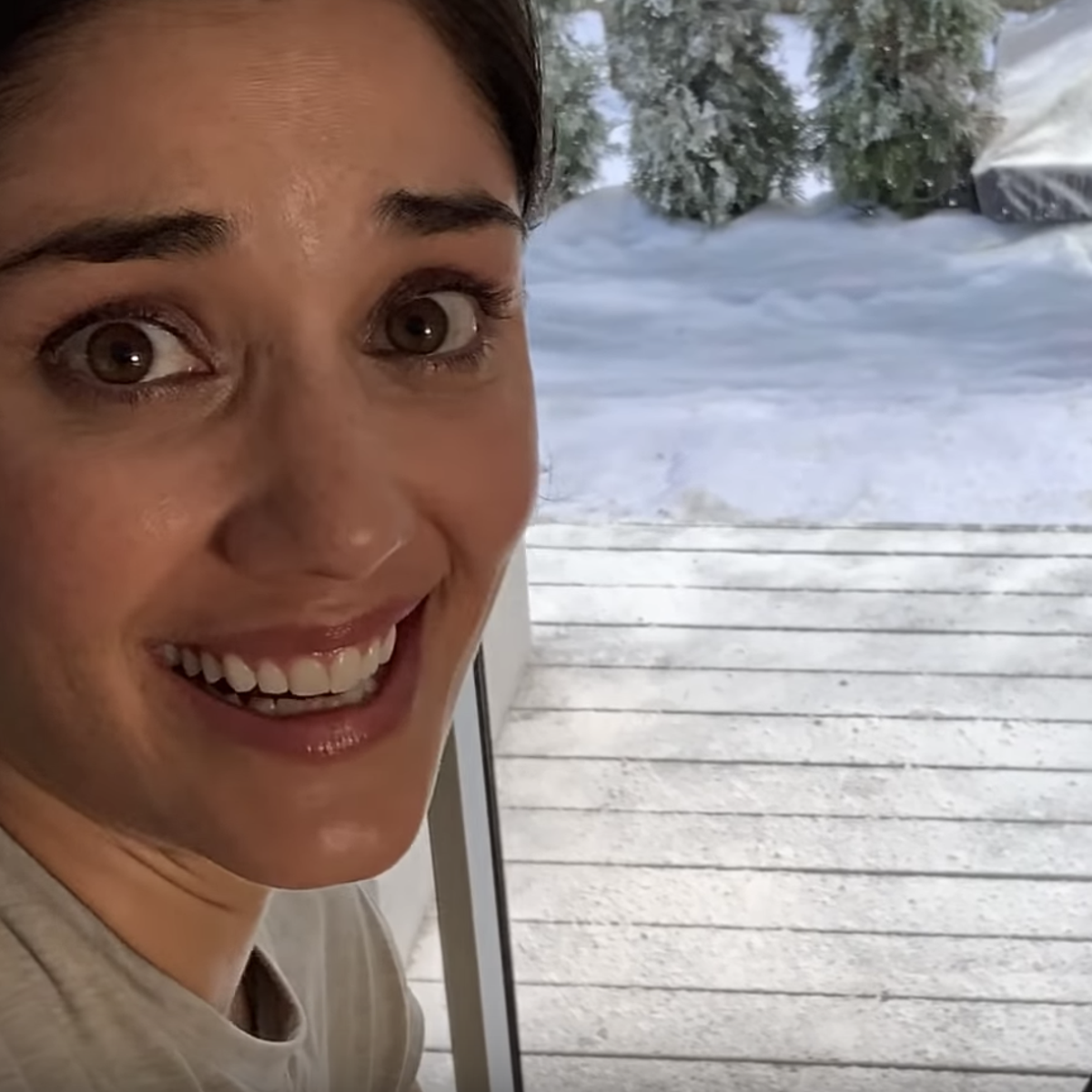 Peloton Christmas advert of husband giving wife an exercise bike