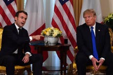In a moment of exasperation Macron let Trump know what everyone thinks