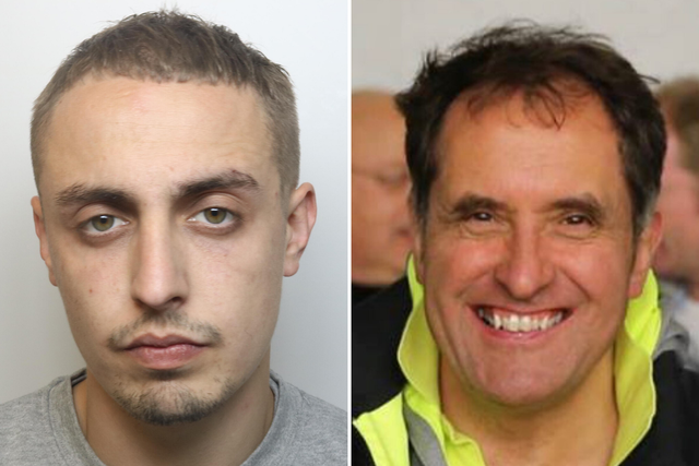 Tarkan Agca (left) pleaded guilty to killing ex-Royal Marine Andrej Szaruta (right) in a road rage incident on the A303 near Stonehenge, in Wiltshire, on 21 June 2019.