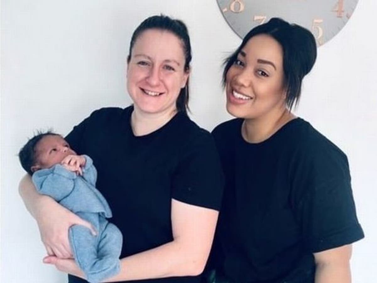 Same-sex couple become first in world to carry baby in both of their wombs