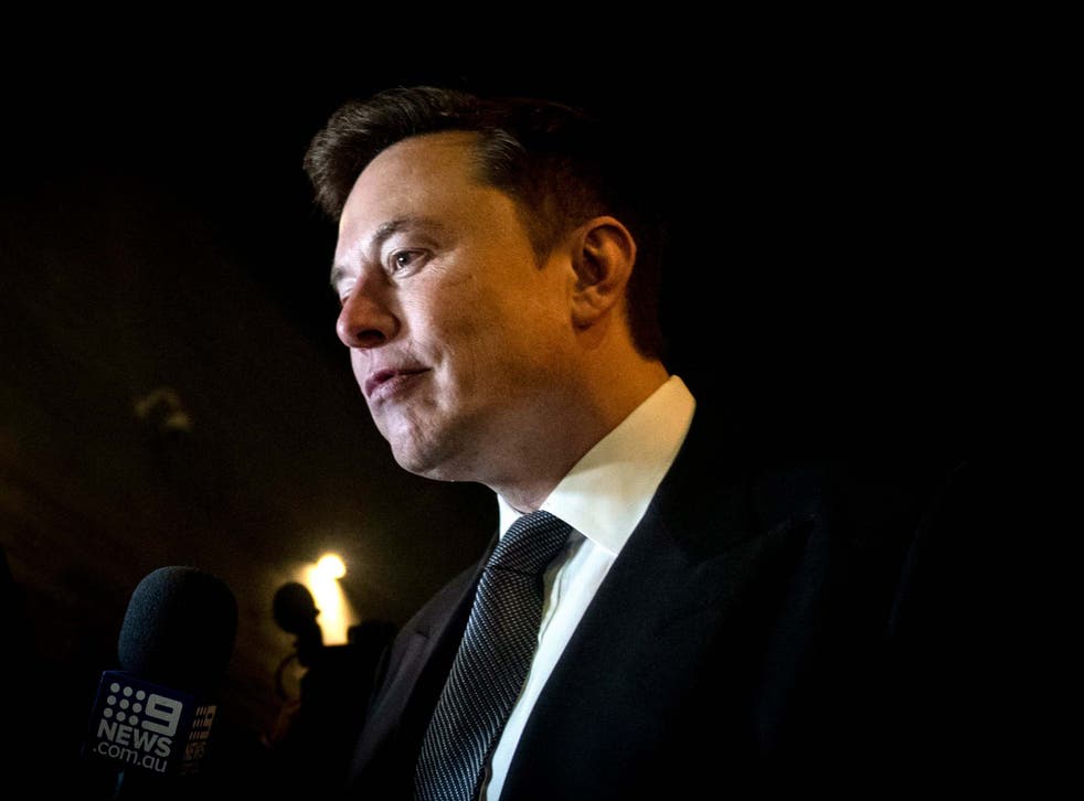 Elon Musk leaves a court in Los Angeles after testifying in a lawsuit brought by British diver Vernon Unsworth