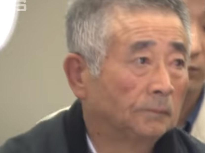 Akitoshi Okamoto, 71, was reportedly angry because his phone was unable to pick up radio broadcasts