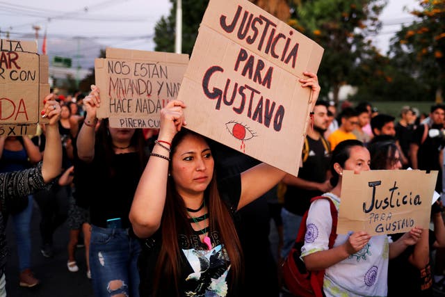 Gatica's case has become a lightning rod in Chile for fury directed at police for alleged widespread human rights abuses