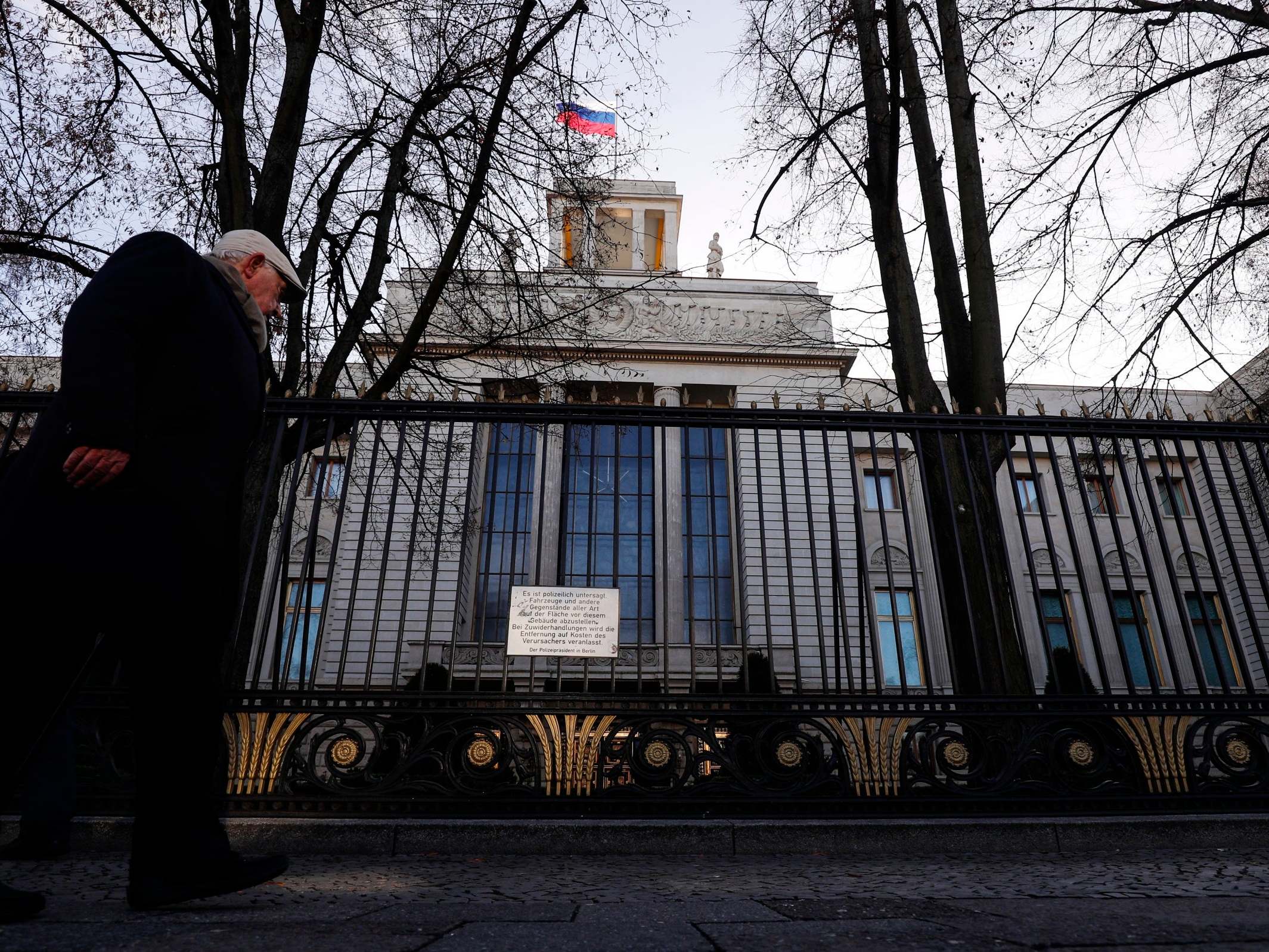 The Russian embassy in Berlin