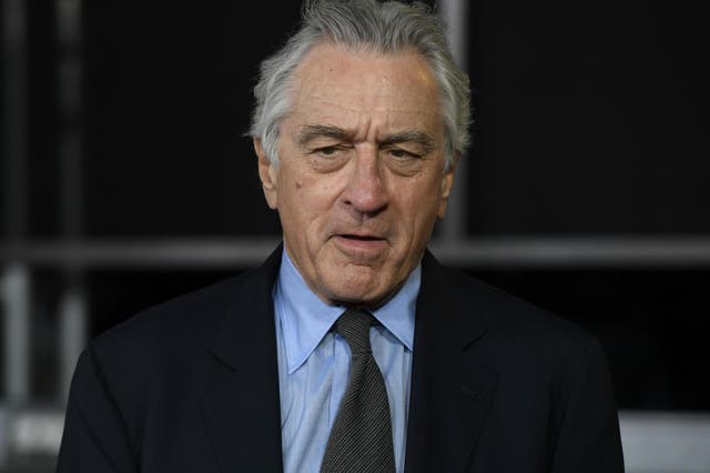 Robert De Niro at the premiere of The Irishman in Hollywood, California on 24 October, 2019.