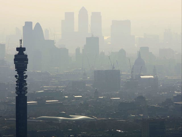 The British Heart Foundation, who carried out the research, says air pollution must be declared 'a public health emergency'